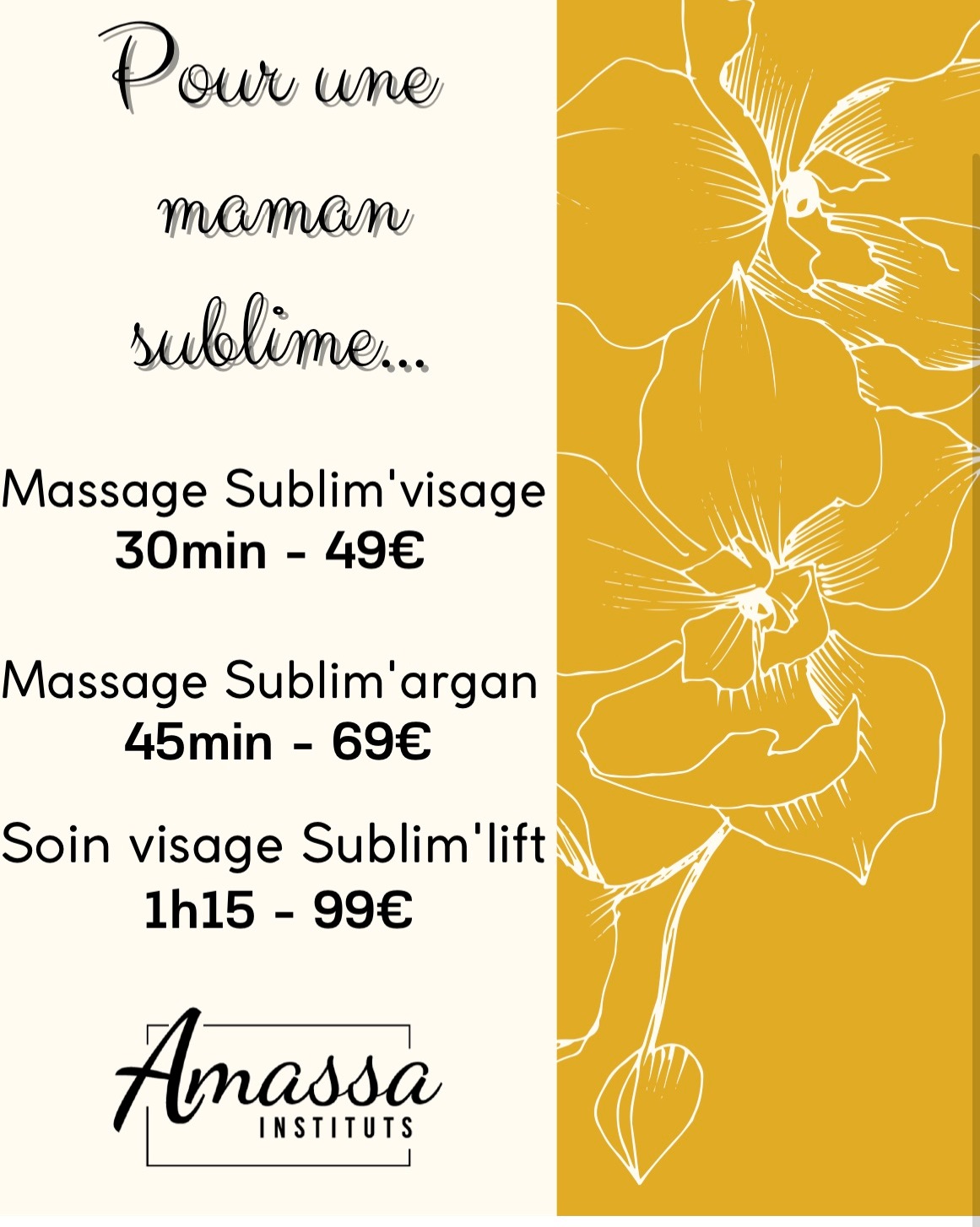 Offre fete des meres Amassa